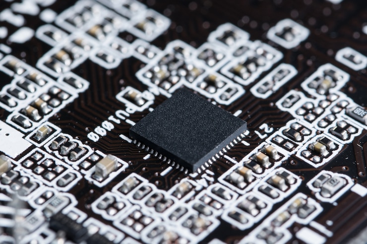 Foto chip electrónico