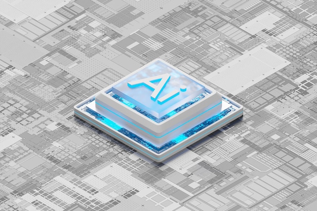 El chip del procesador de IA