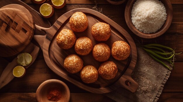 Chipa é um lanche brasileiro de pão com queijo pao de queijo