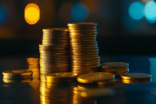 Chips de casino en primer plano