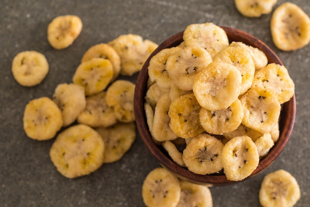 chips de banana crocante