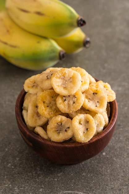 chips de banana crocante