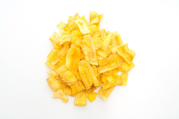 Chips de banana isolados