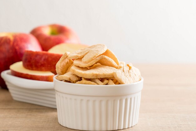 chips de maçã seca