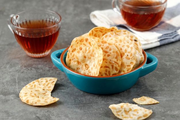 Chips de Tempeh ou Keripik Tempe