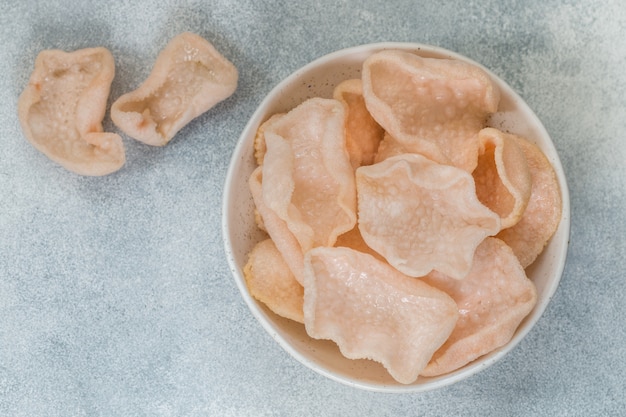 Chips Garnelen. Krupuk