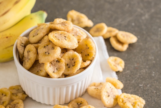 chips de plátano crujientes