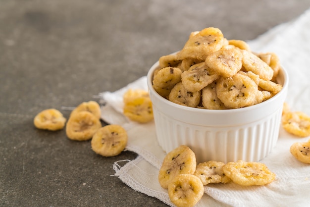 chips de plátano crujientes