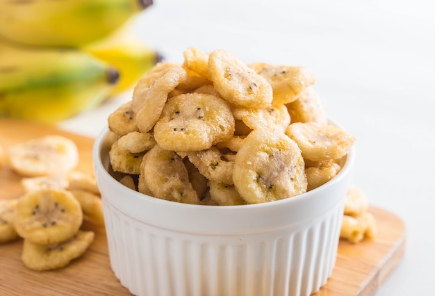 chips de plátano crujientes