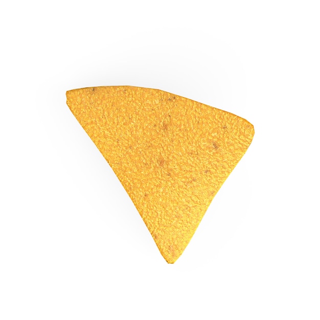 Foto chips de tortilla modelado 3d