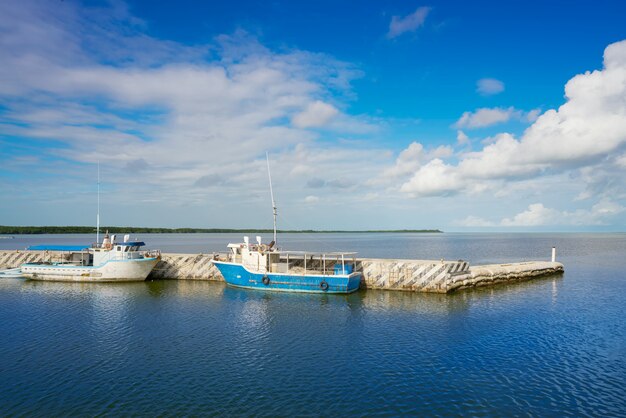 Chiquila Hafen in Quintana Roo Mexiko