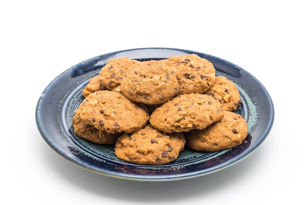 chispas de chocolate y galletas de anacardo