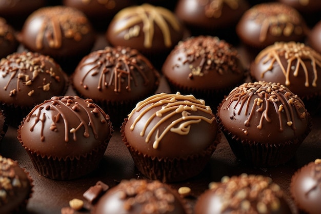 Chocolate dulce para la celebración del Día Mundial del Chocolate