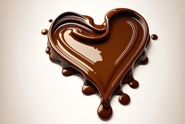 Chocolate em forma de coração