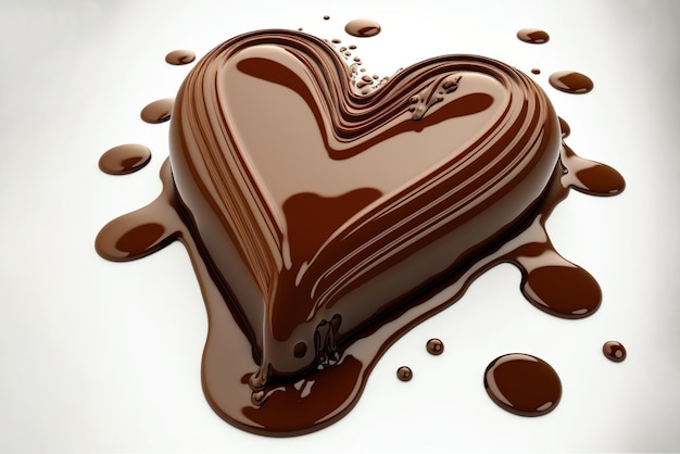 Chocolate en forma de corazón