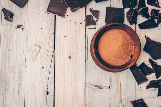 Foto chocolate negro sin azúcar y sin gluten para diabéticos y alérgicos