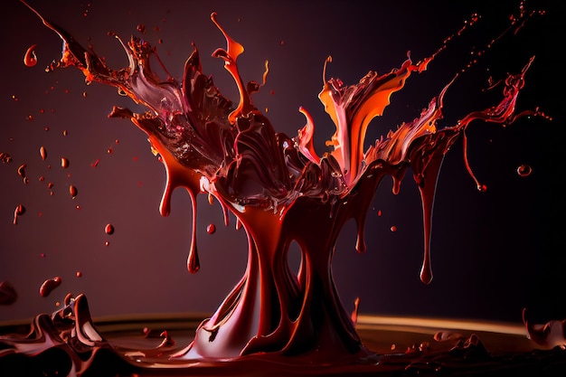 Chocolate Splash Generative AIxA