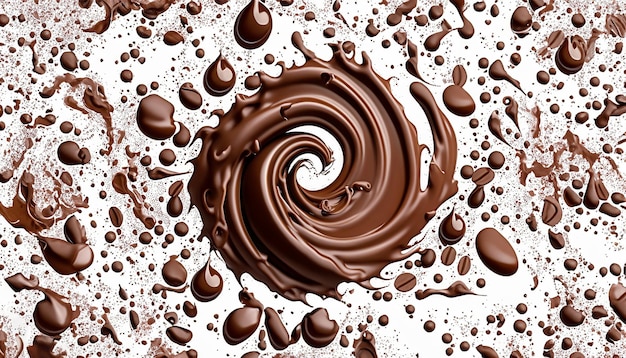 Chocolate Tornado Swirls Whirlwind Splashes amp Splatters