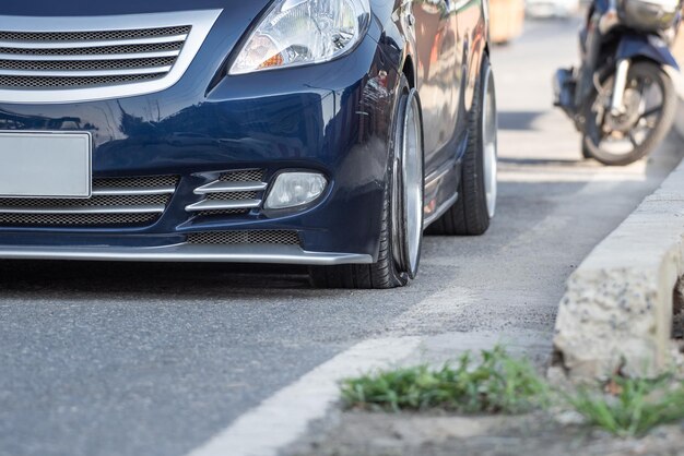 Choque automovilístico por accidente automovilístico en la carretera