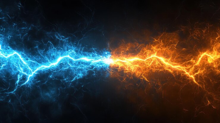 El choque de los elementos fuego y hielo