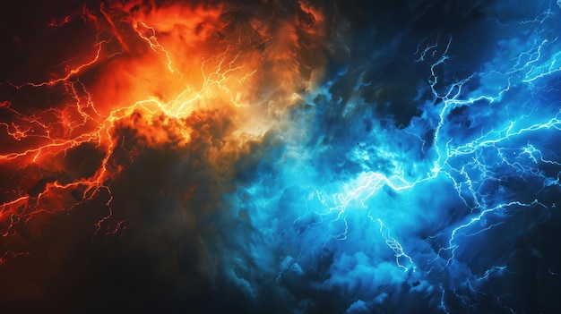 El choque de los elementos fuego y hielo