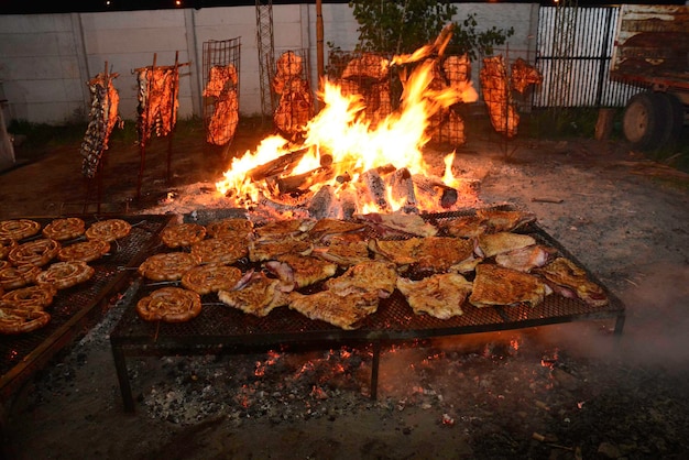 Chorizo de cerdo a la parrilla La Pampa Patagonia Argentina