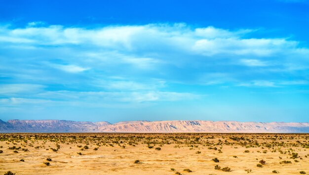 Chott el Djerid, ein endorheischer Salzsee in Tunesien