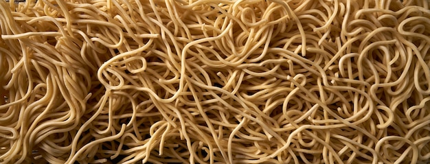 Chow mein fideos pasta asiática macro