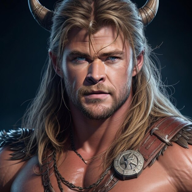 Chris Hemsworth como un bárbaro del calabozo