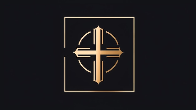 Christian Cross Symbol des Todes von Jesus generative AI
