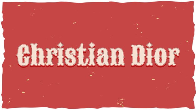 Foto christian dior vintage-text