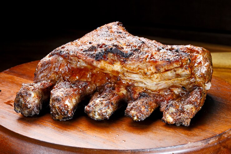 Foto churrasco a carvão