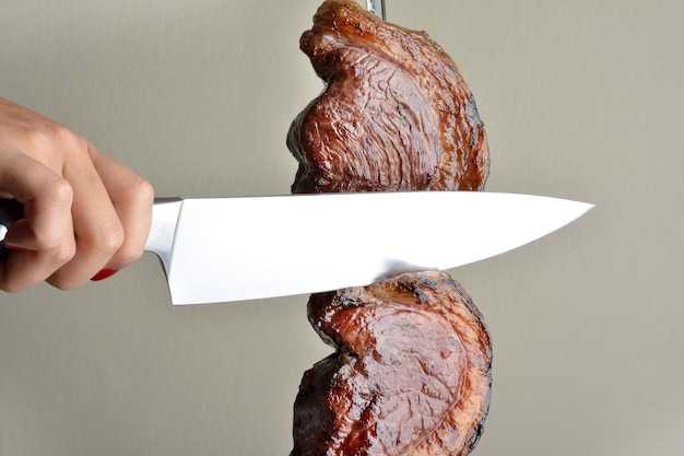 Foto churrasco brasileiro de picanha