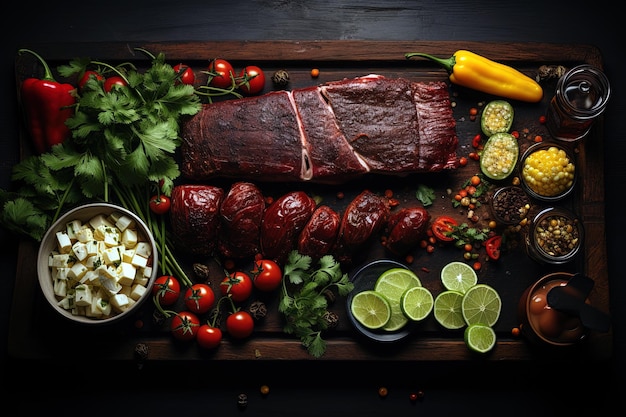 Churrasco, un plato de carne de la cocina latinoamericana