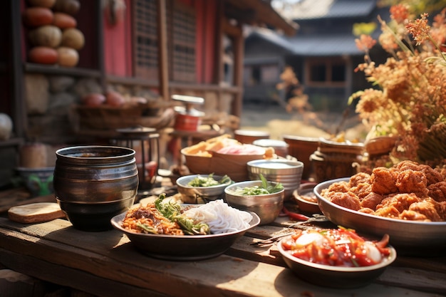 Chuseok ist ein traditioneller koreanischer Feiertag. Koreaner reisen in ihre Heimat, um Verwandte zu treffen