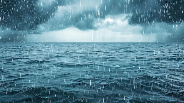 Foto chuva de água do oceano