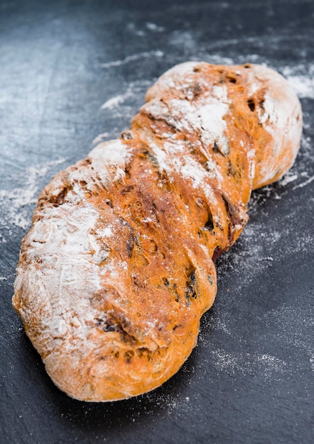 Ciabatta caseira com tomate seco