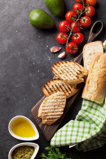 Ciabatta-Sandwich kochen