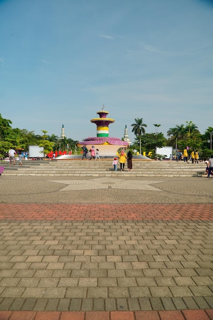 Ciamis indonésia 22 de junho de 2022 praça do distrito de ciamis