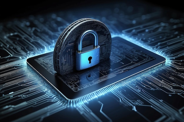 cibersegurança e privacidade conceito de proteção de dados