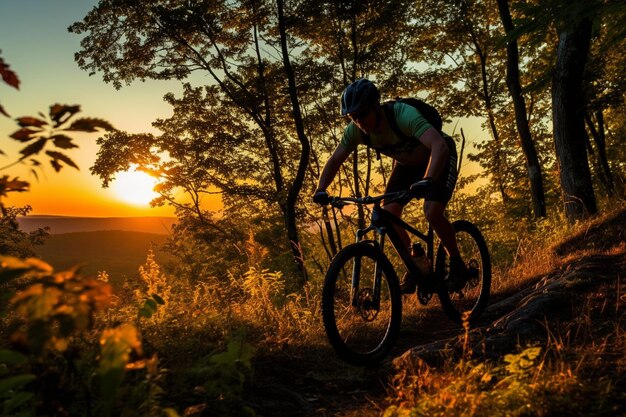 Foto ciclismo de montanha de wheeling heights