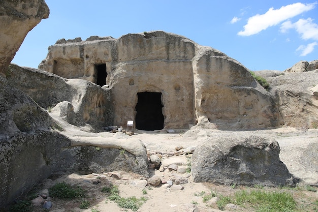 Cidade antiga da caverna uplistsikhe gori geórgia