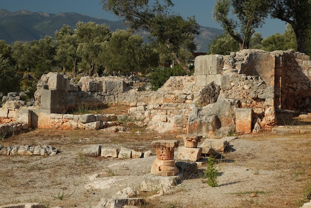 Cidade antiga de Andriake em Demre Antalya Turkiye