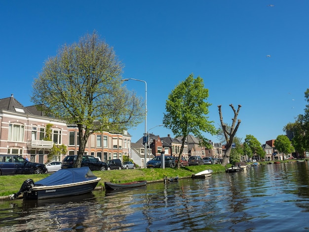 Foto cidade de alkmaar, na holanda