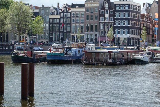 Foto cidade de amsterdã, na holanda.