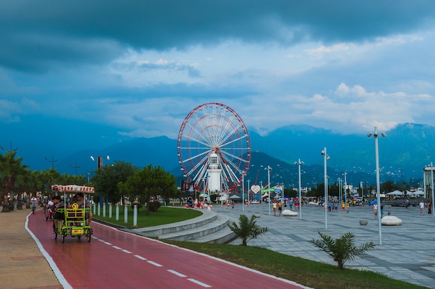 Cidade de Batumi, Geórgia, arquitetura urbana moderna