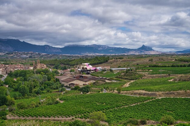 Cidade de elciego em la rioja espanha