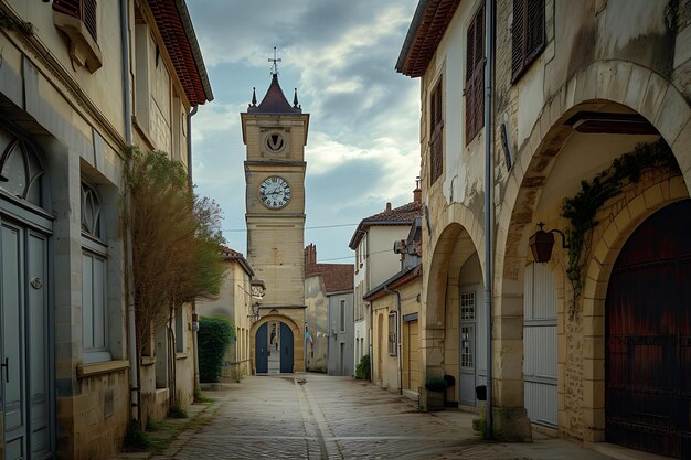 Foto cidade de galignac, frança