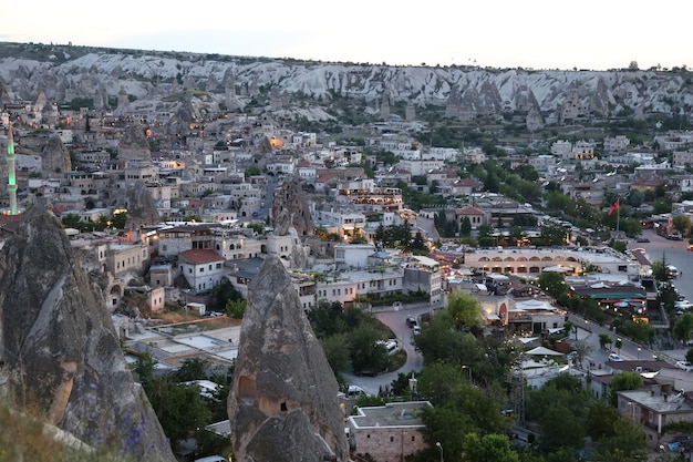 Cidade de Goreme na Capadócia