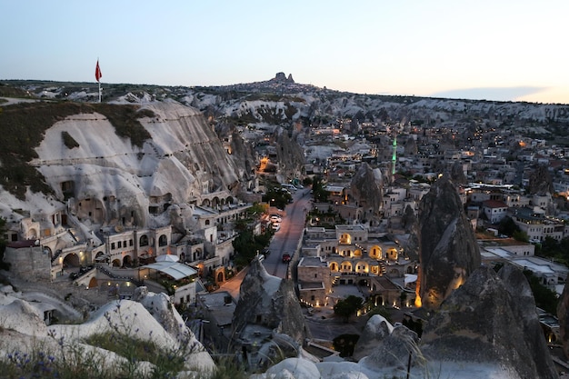 Cidade de goreme na capadócia